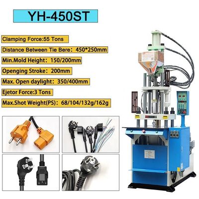 30 kN エジェクタ力 YH-450ST アップルヘッドコネクタのプラスチックインジェクション機械部品
