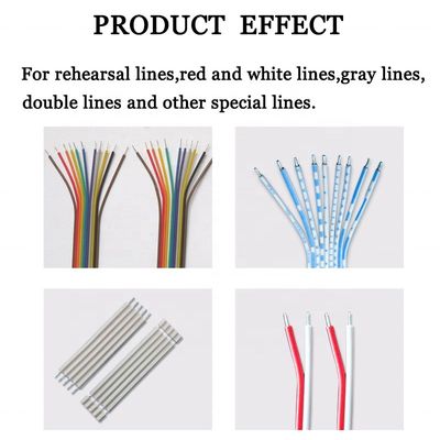 自動 22AWG 2P 4P 6P 8P 10P 12P 20Pin フラットリボンケーブル端末クリッピングマシン