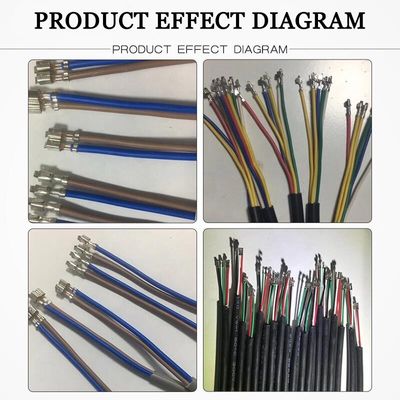 2500-3600 pcs/h 生産性 1.8Ton 静音ストリップ JST XH2.54 ターミナル・クリッピングマシン