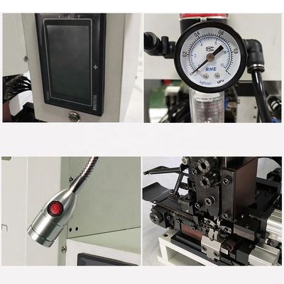 0.75KWのモーターパワーと65KGの重量を持つ自動ケーブルワイヤターミナルクリッピングマシン