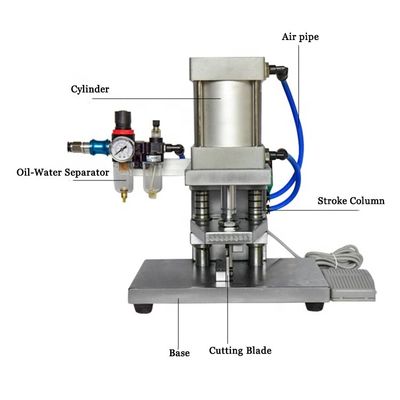 10〜150MM2BVRワイヤ50ストロークのための気圧大型四角ケーブルワイヤ切断機