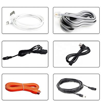 半自動USBフラットデータケーブル巻き機 YH-200W フラットリボンケーブル用