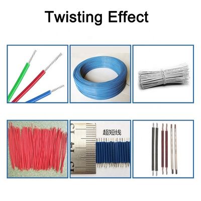 ワイヤの範囲 0.1-1.5mm2 AWG16-AWG32 高速ワイヤ切断 ストリッピング 扭曲マシン
