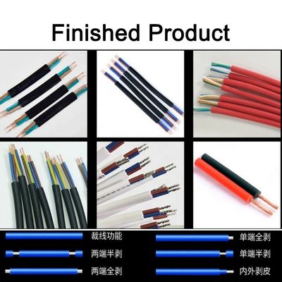 マルチコアハーネスケーブルのためのYH-900-H06フラットシェイートワイヤストリッピング切断機