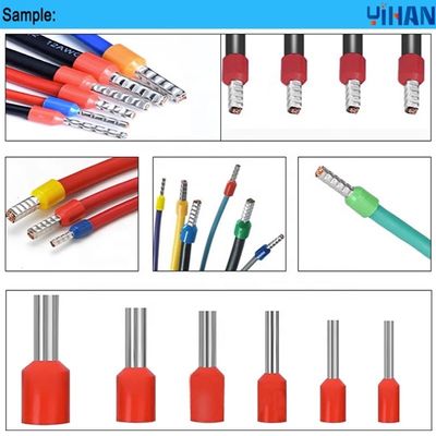 コンパクトチューブルターミナルフェルルストリップ 硬いケーブル用トルプ・クリップ装置 0.5-4mm2